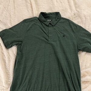 Hurley Men's Dark Green Polo Shirt